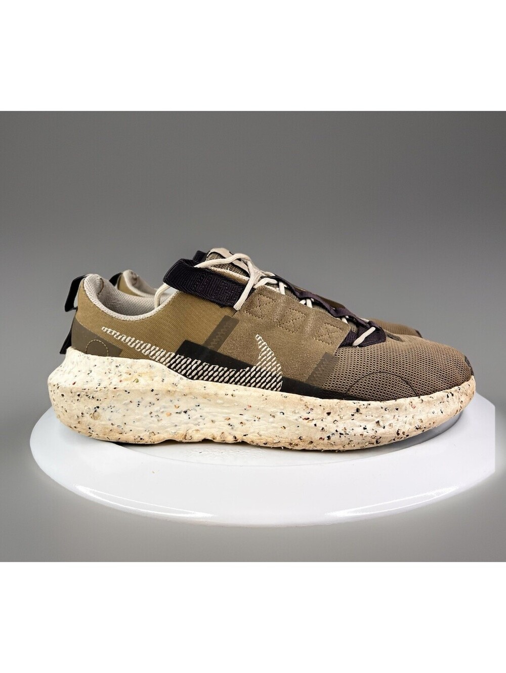 Nike Crater Impact Brown Kelp Lace Up Athletic Sneakers DB2477-301 Men’s Size 11